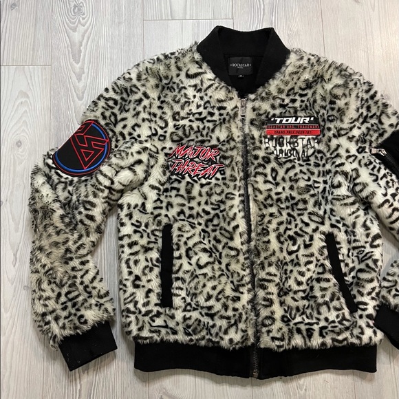 Rockstar Original Leopard Bomber Jacket 🚨(SOLD!) - Picture 2 of 9